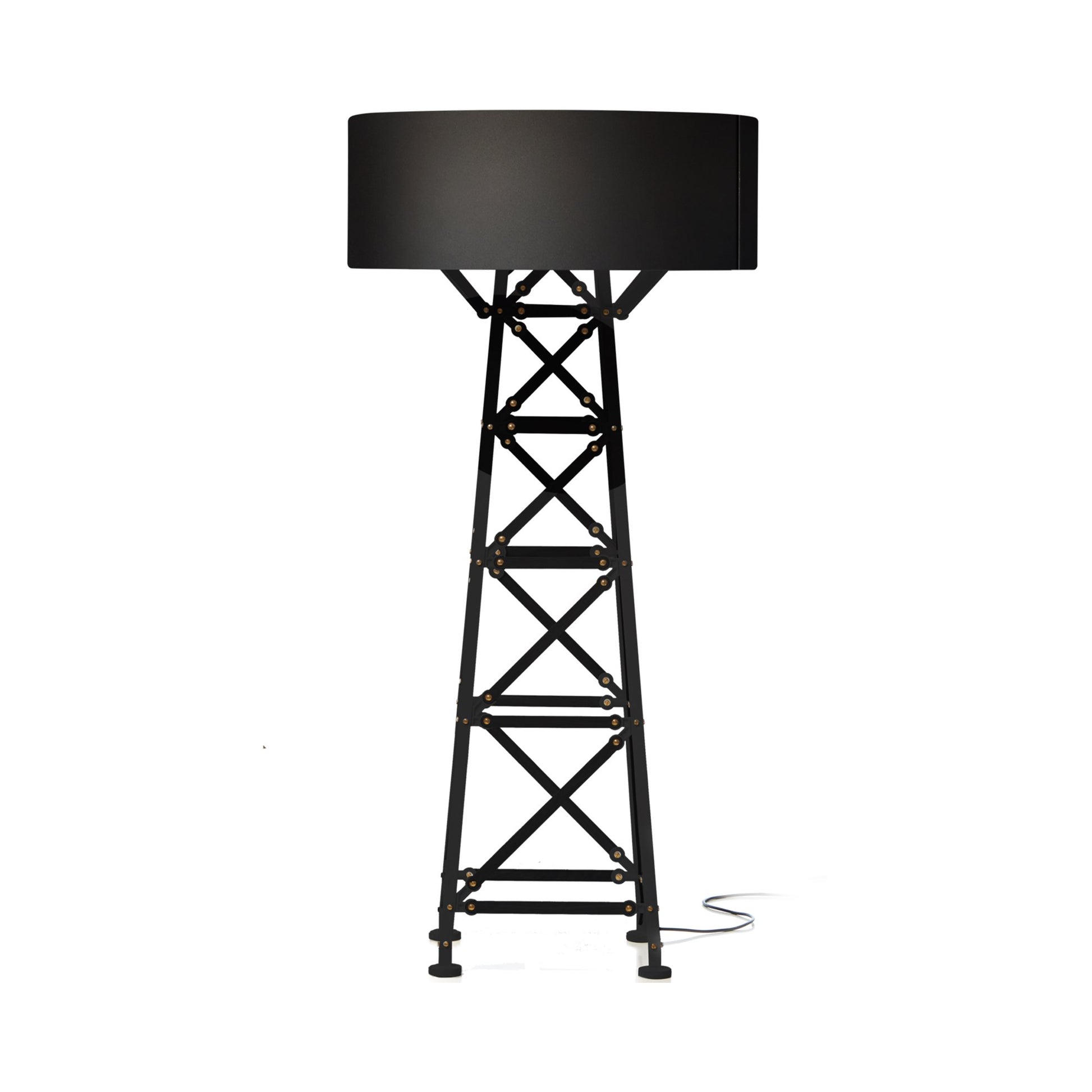 Construction Floor Lamp in Black.