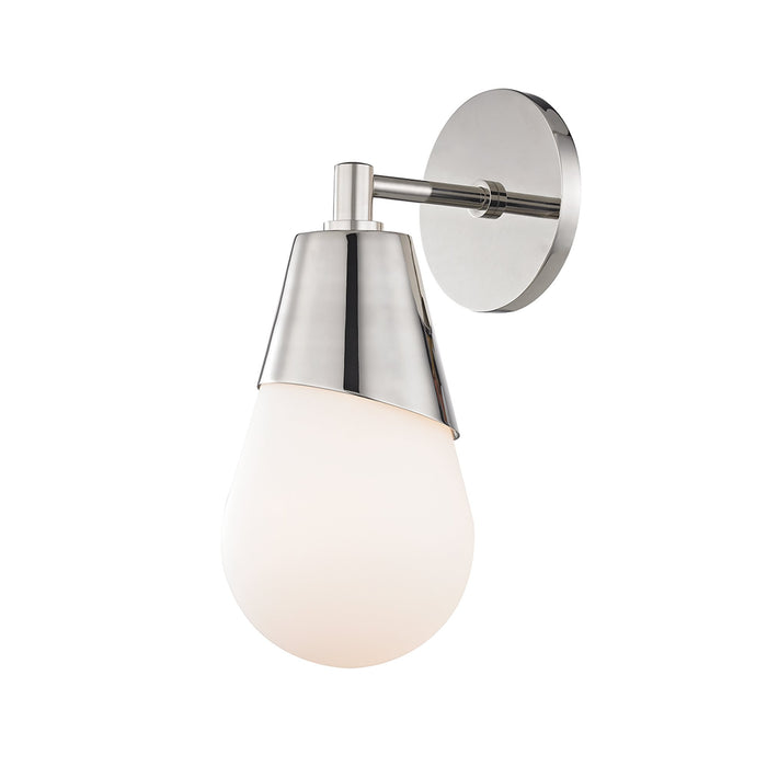 Cora Wall Light in Polished Nickel (1-Light).