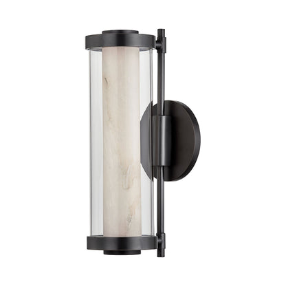 Caterina LED Bath Wall Light in Black Brass.