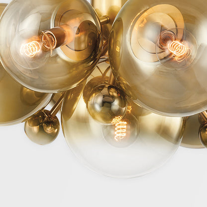 Kyoto Flush Mount Ceiling Light in Detail.