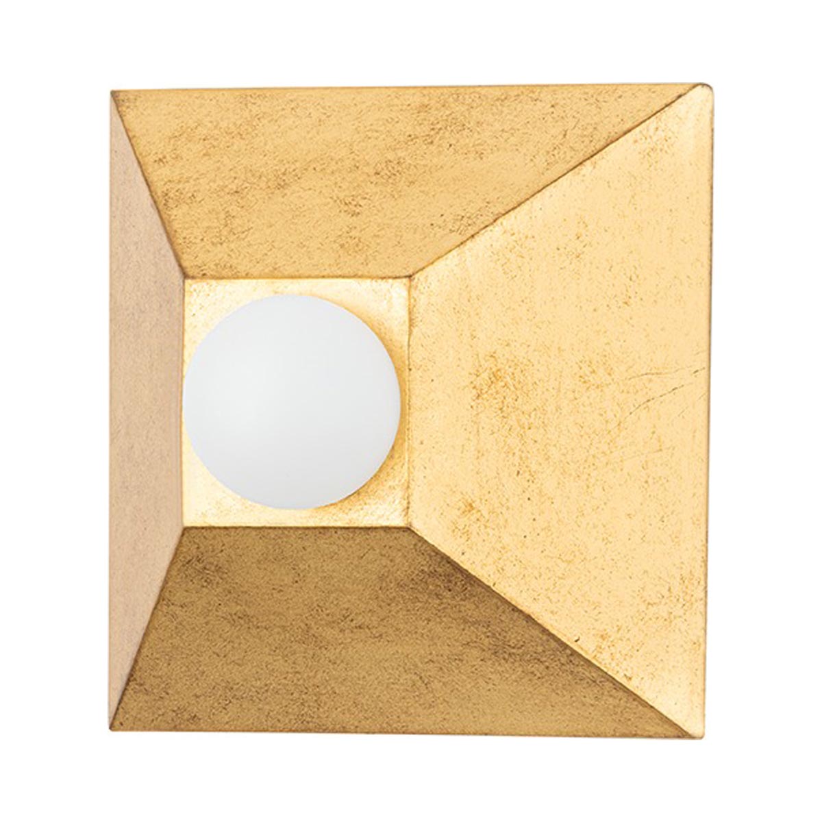 Max Wall Light in Vintage Gold Leaf.