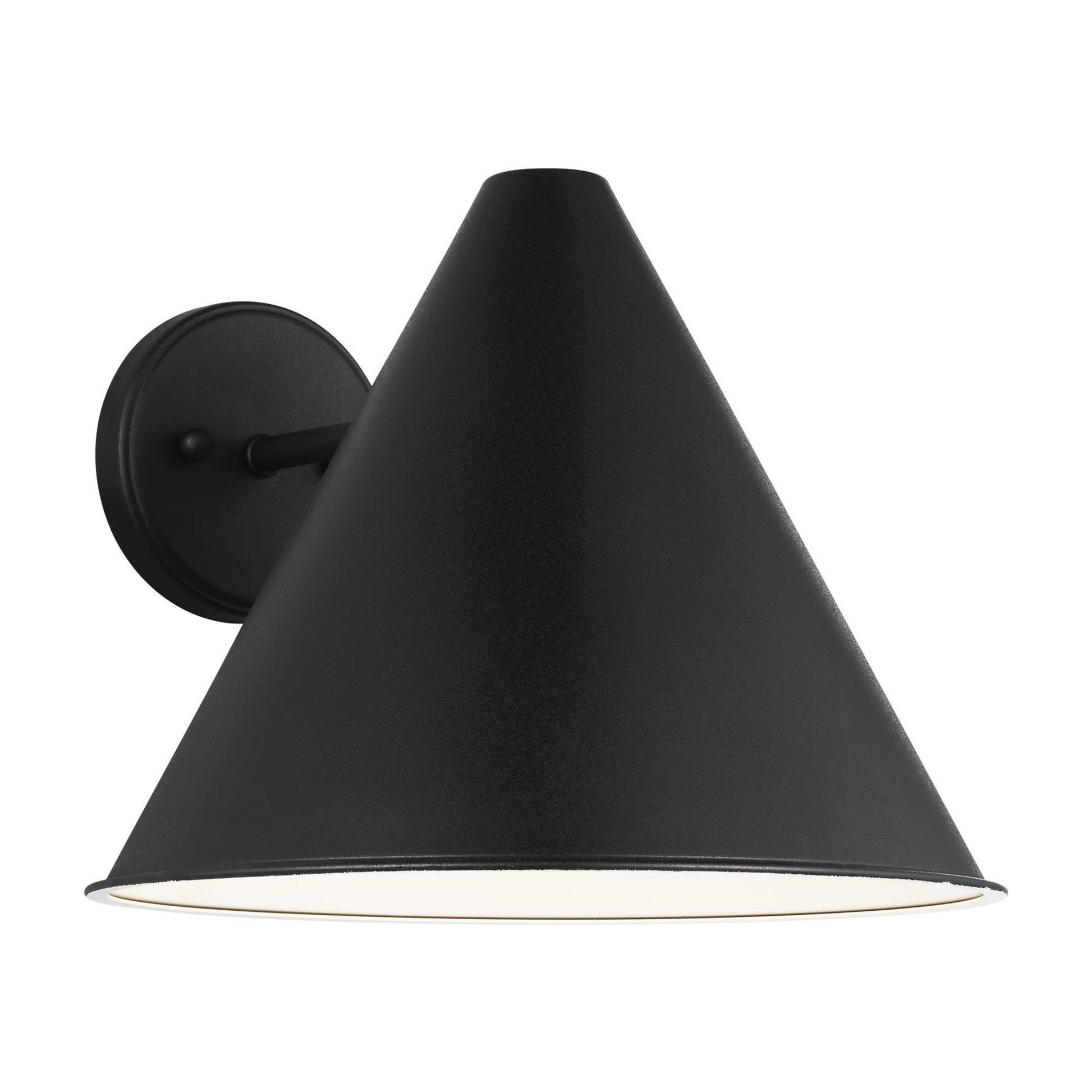 Crittenden Outdoor Wall Light in Black (Large).