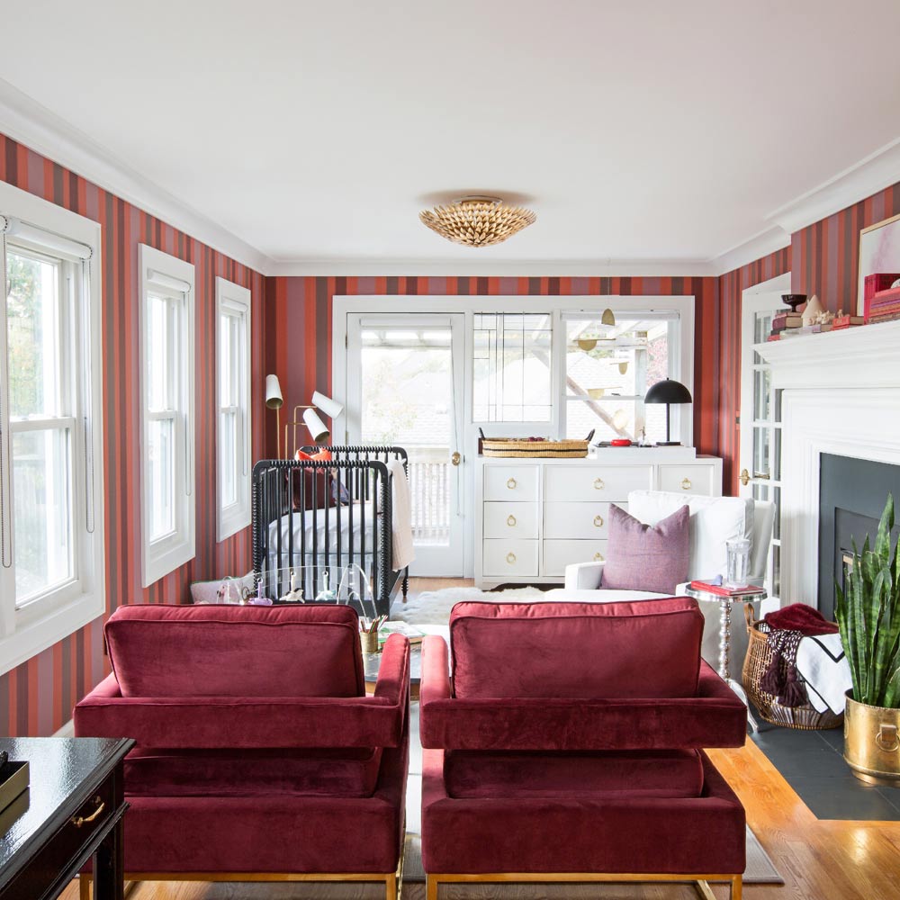 Broche Semi Flush Mount Ceiling Light in living room.