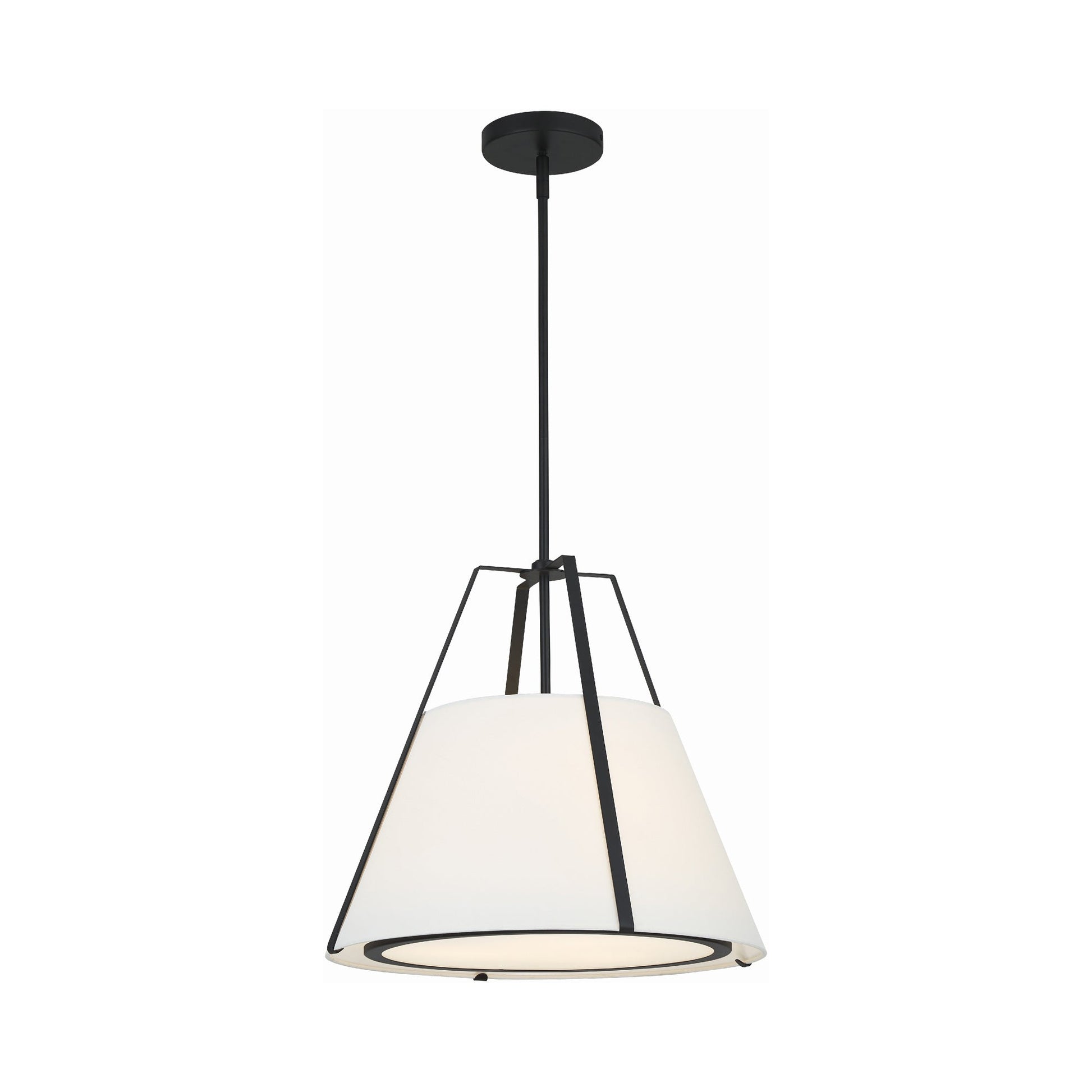 Fulton Pendant Light in Black.