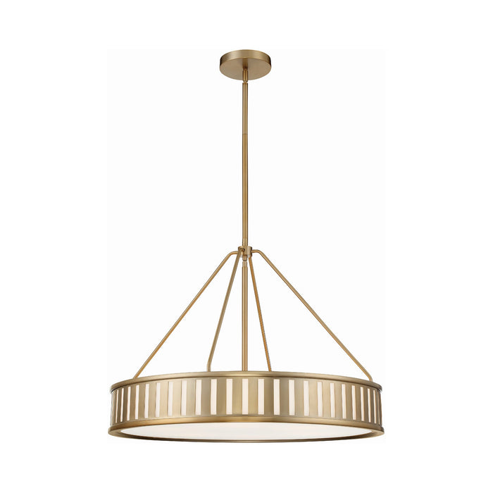 Kendall Pendant Light in Polished Nickel (6-Light).