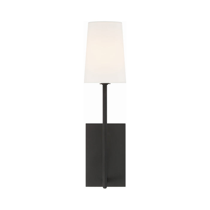 Lena Wall Light in Black Forged (4.5-Inch).