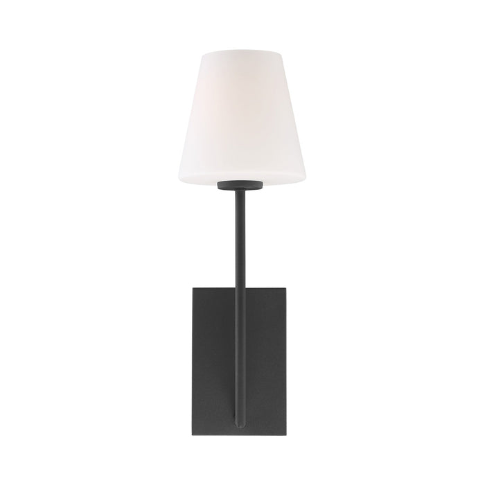 Lena Wall Light in Black Forged (6-Inch).
