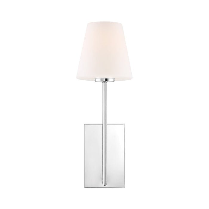 Lena Wall Light in Polished Chrome (6-Inch).