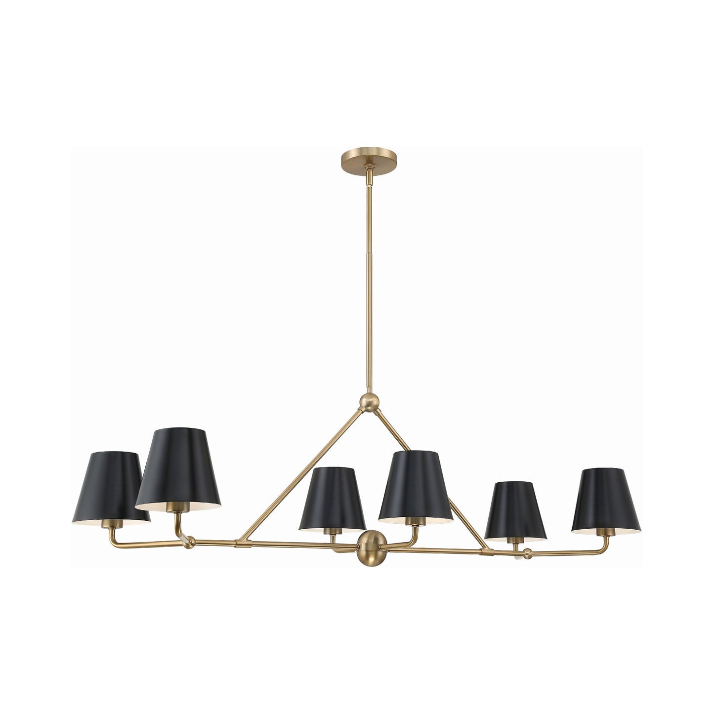 Xavier Linear Pendant Light in Detail.