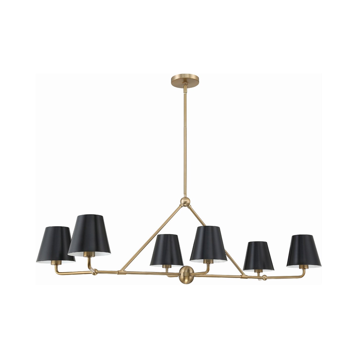 Xavier Linear Pendant Light in Detail.