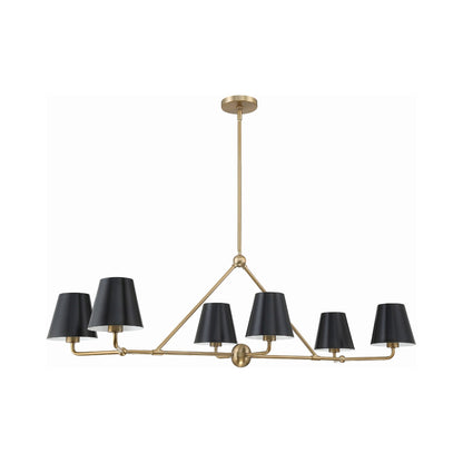 Xavier Linear Pendant Light in Detail.