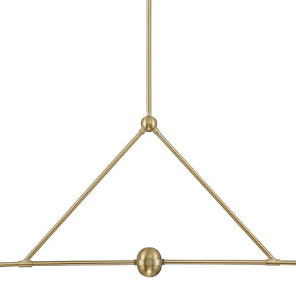 Xavier Linear Pendant Light in Detail.