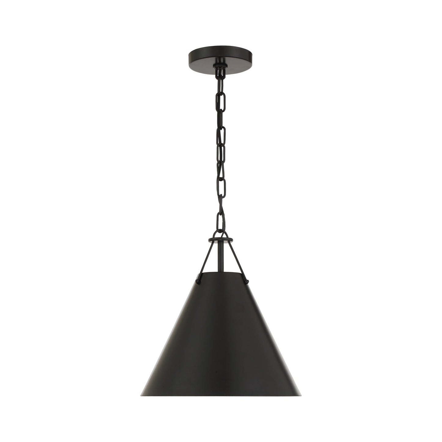 Xavier Pendant Light in Matte Black.