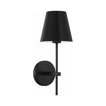 Xavier Wall Light in Matte Black.