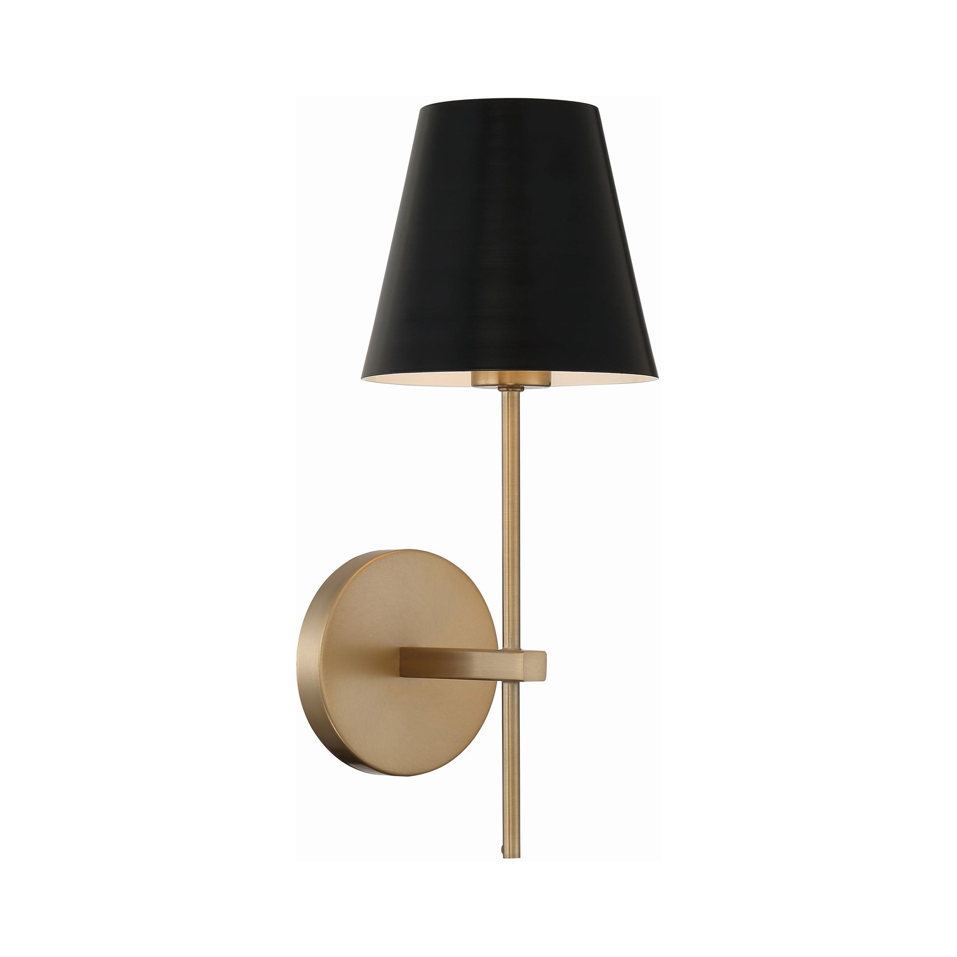 Xavier Wall Light in Vibrant Gold.