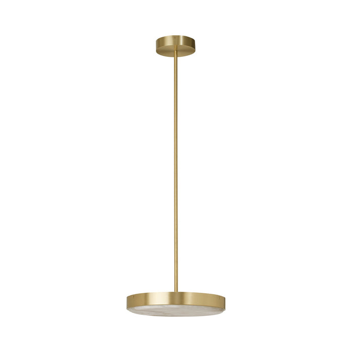 Anvers LED Pendant Light in Satin Brass (Medium).