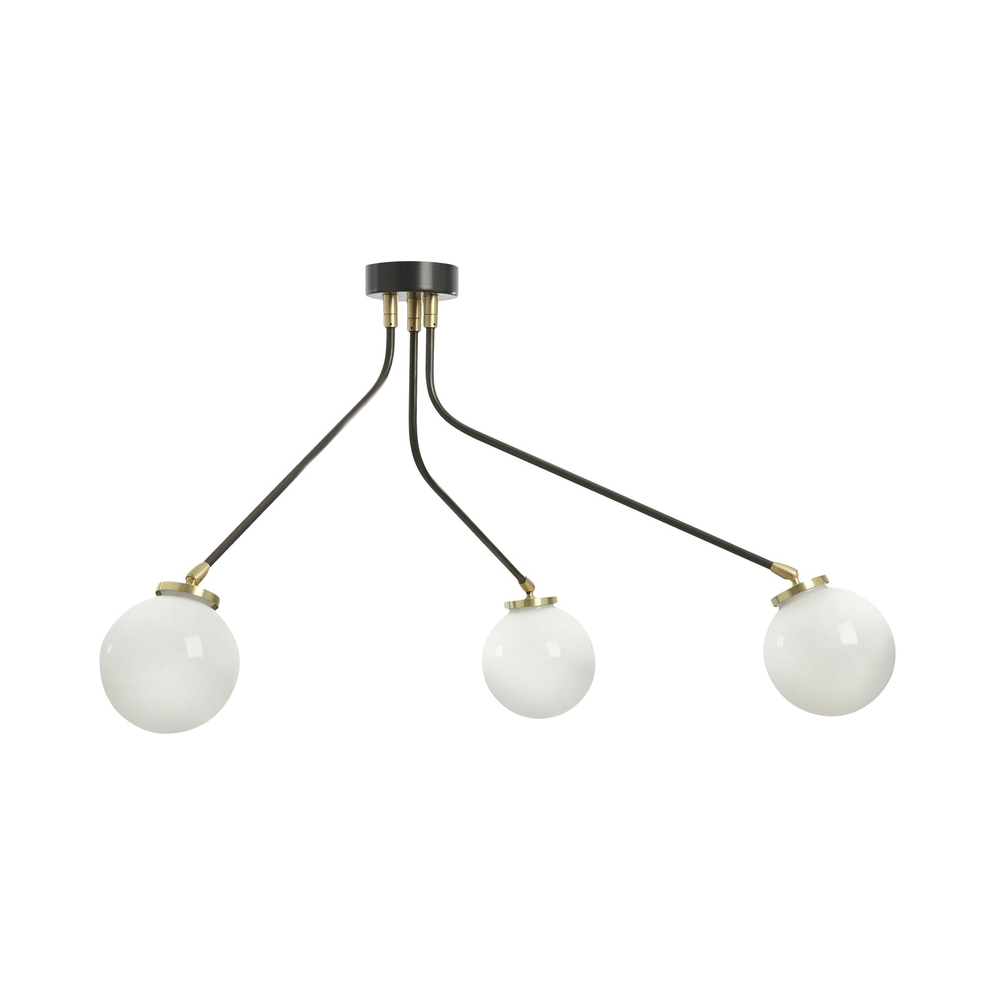 Array Mini Opal Semi Flush Mount Ceiling Light.