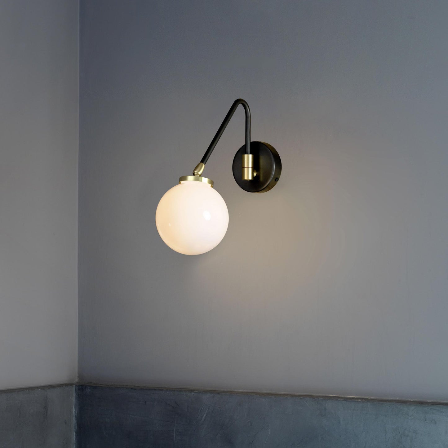 Array Opal Wall Light in Detail.