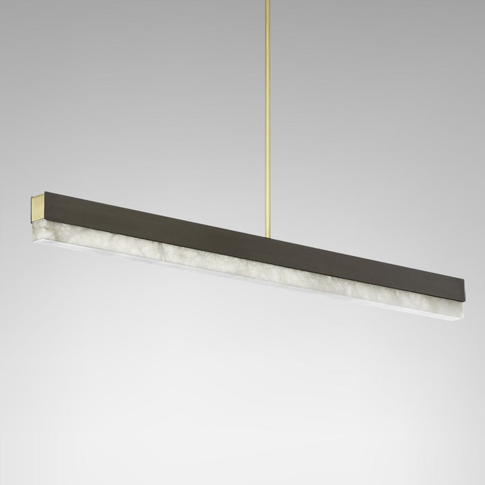 Artes LED Linear Pendant Light in Detail.