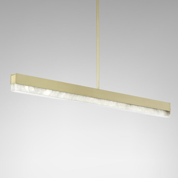 Artes LED Linear Pendant Light in Detail.