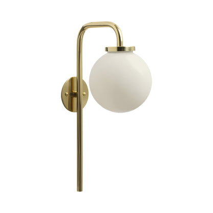 Big Bulb Wall Light in Polished Brass.