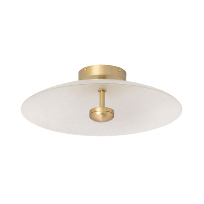 Cielo LED Ceiling/Wall Light in Satin Brass (Large).