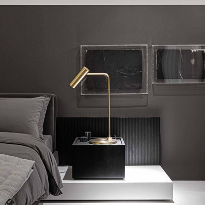 Heron LED Table Lamp in bedroom.