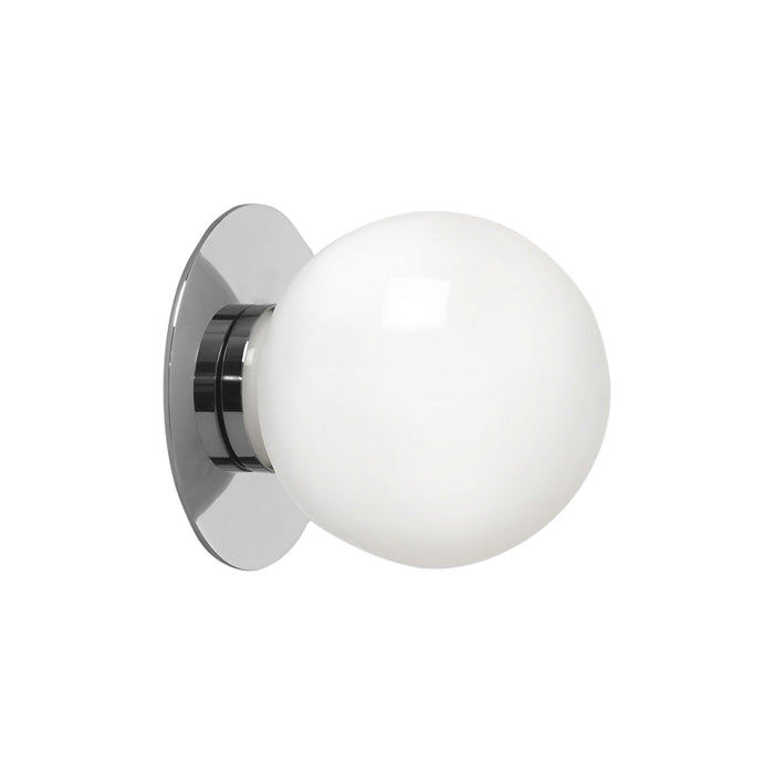 Mezzo Ceiling/Wall Light in Polished Nickel (Small).