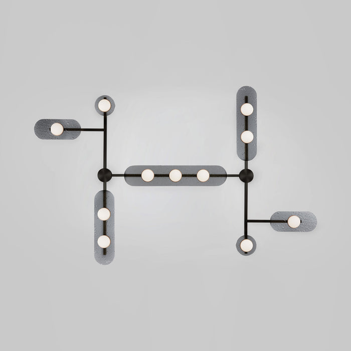 Modulo Grid Linear LED Pendant Light in Detail.