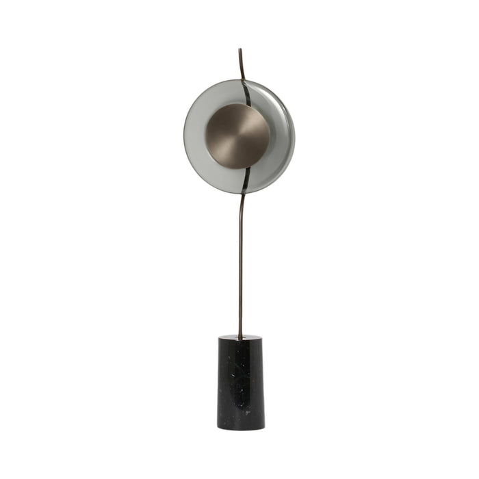 Pendulum LED Floor Lamp in Bronze.
