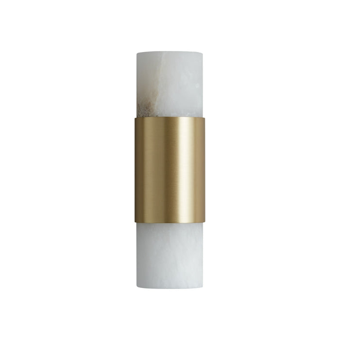 Roma LED Wall Light in Satin Brass (7.5-Inch).