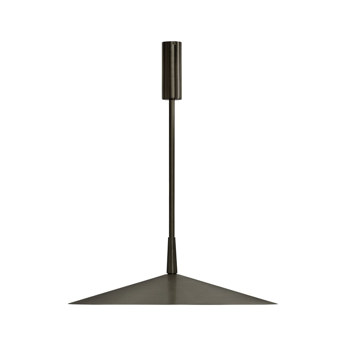 Tinto LED Pendant Light in Dark Bronze/Dark Bronze Drop Rod (Medium).