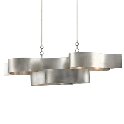 Grand Lotus Linear Pendant Light in Detail.