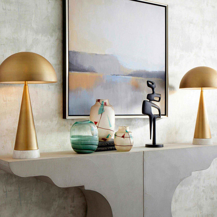 Acropolis Table Lamp in living room.