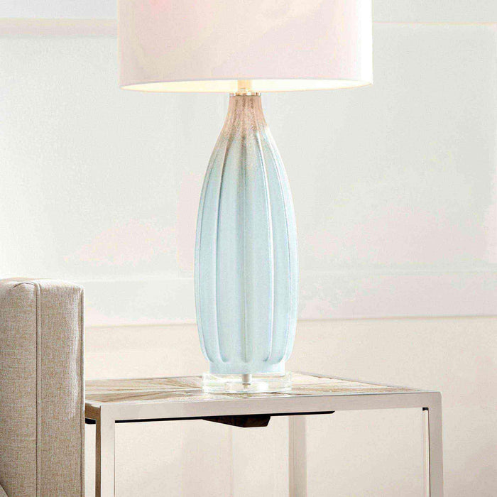 Blakemore Table Lamp in outside area.