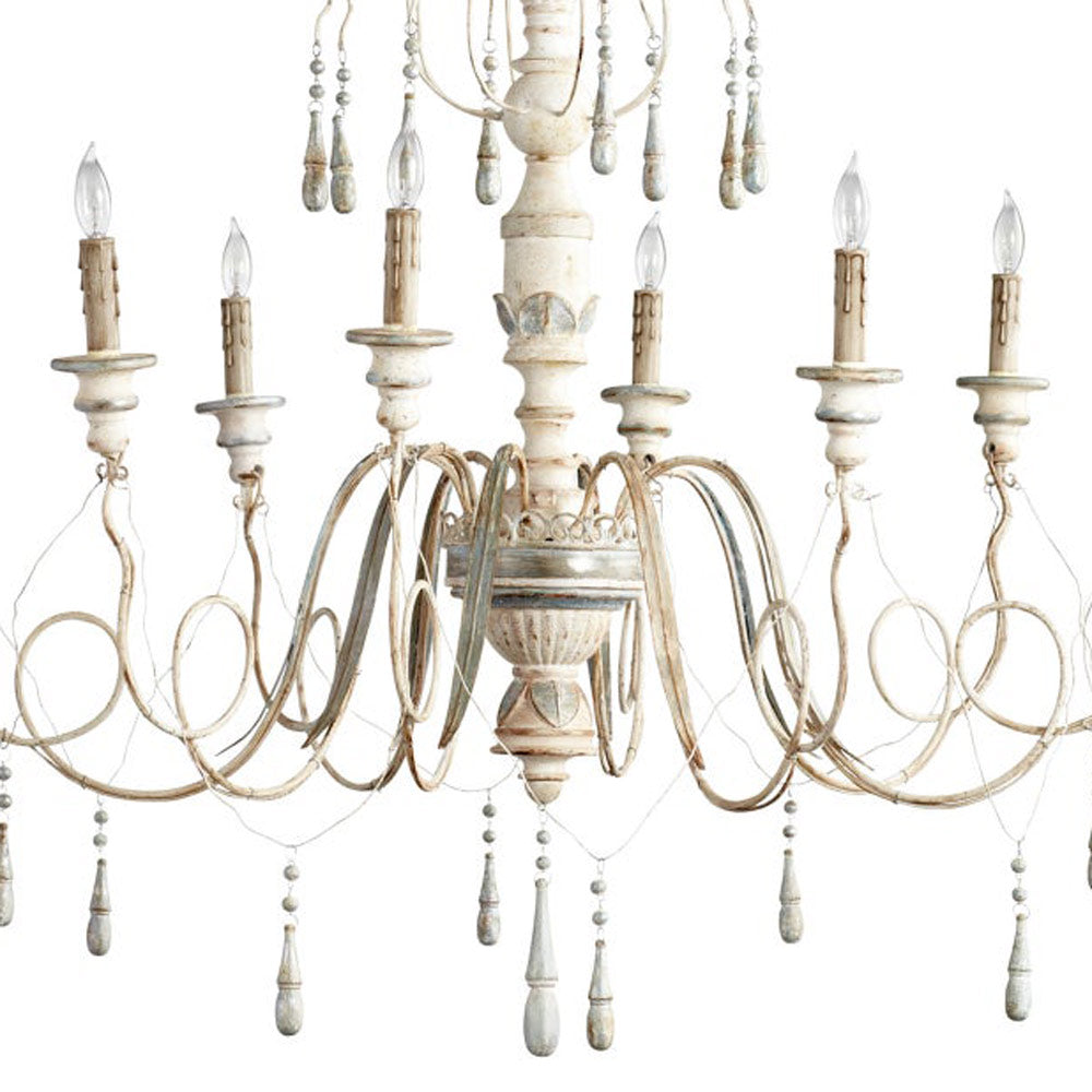 Chantal Chandelier in Detail.