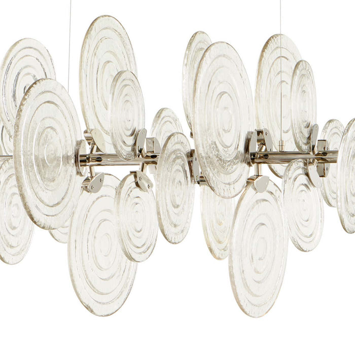 Discus Linear Pendant Light in Detail.
