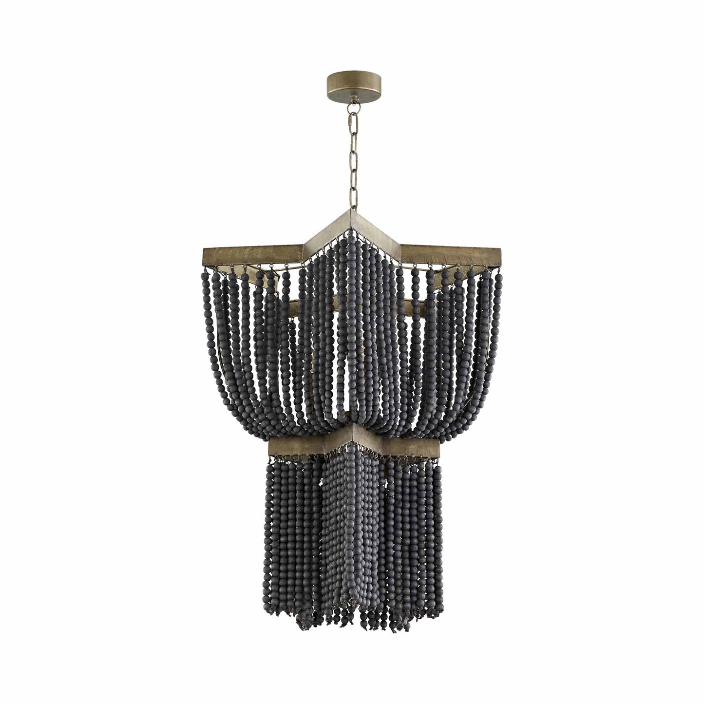 Estrella Pendant Light in Tinted Raw Iron (32-Inch).