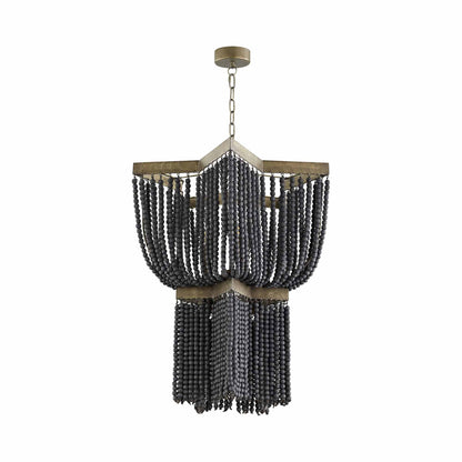 Estrella Pendant Light in Tinted Raw Iron (32-Inch).