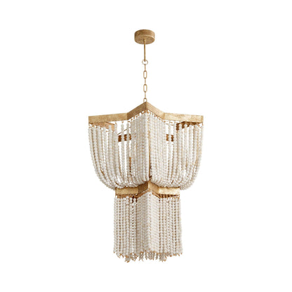 Estrella Pendant Light in Tinted Gold Leaf (32-Inch).