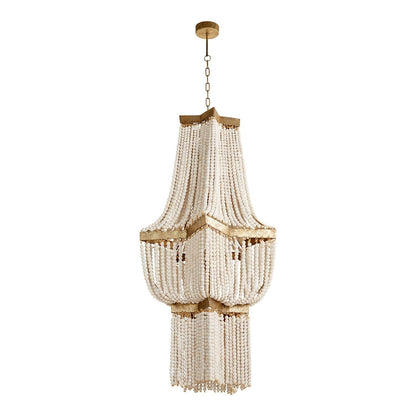 Estrella Pendant Light in Tinted Gold Leaf (53-Inch).