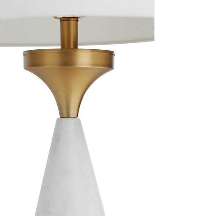 Solid Snow Table Lamp in Detail.