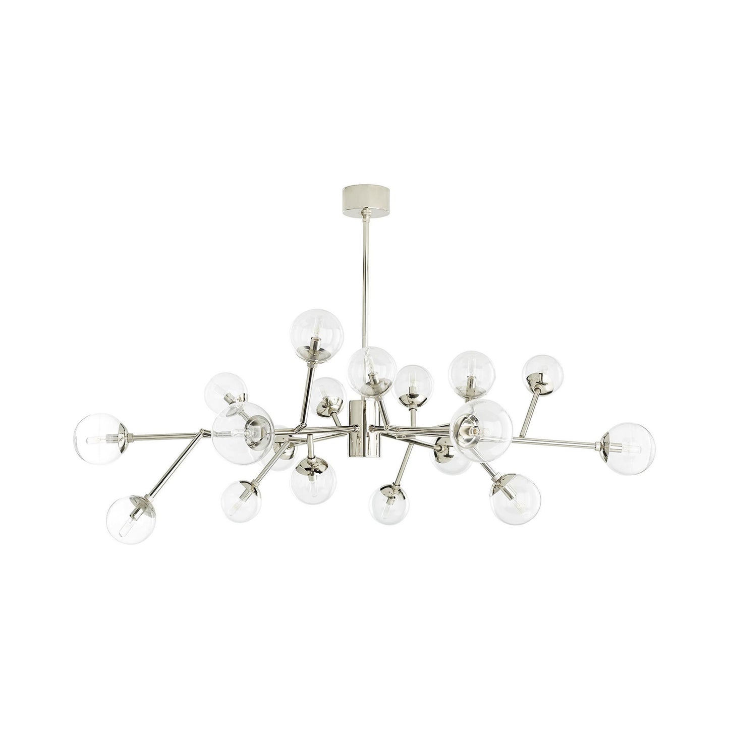 Dallas Chandelier in Polished Nickel(18-Light).