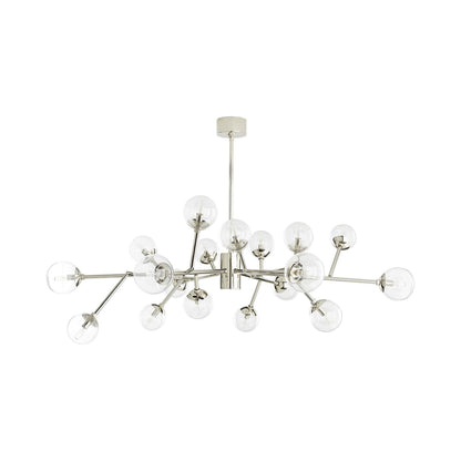 Dallas Chandelier in Polished Nickel(18-Light).