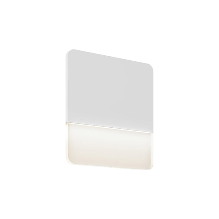 Alto Ultra Slim Outdoor LED Wall Light in White (Small).