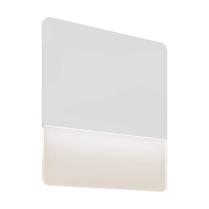 Alto Ultra Slim Outdoor LED Wall Light in White (Large).