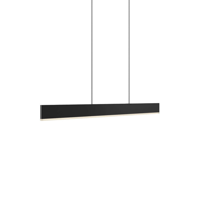 Beam Slim Linear LED Pendant Light in Black (48-Inch).
