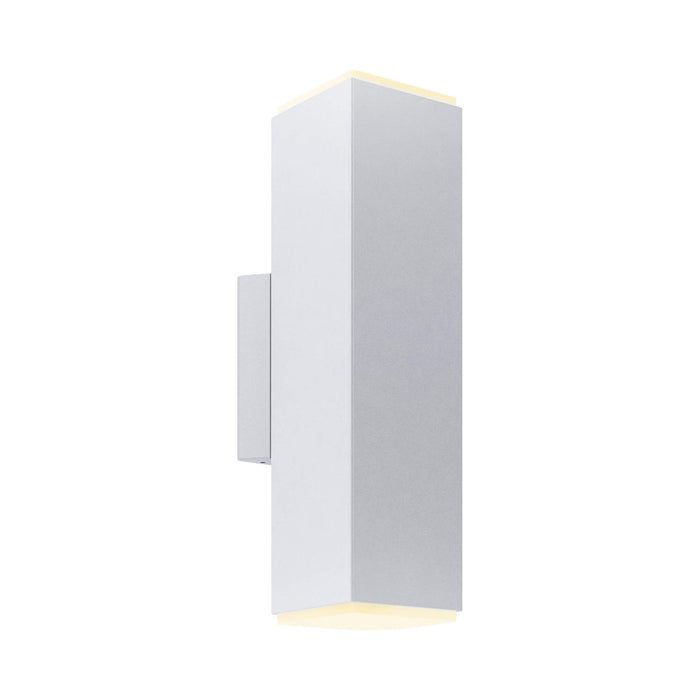 Brooklyn Outdoor LED Wall Light in Silver Grey.