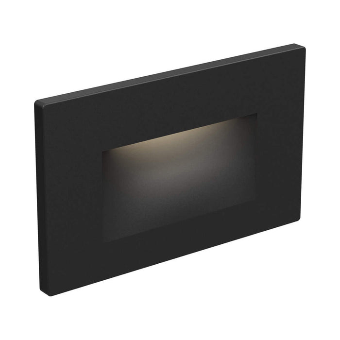 Camber LED Recessed Step Light in Black.