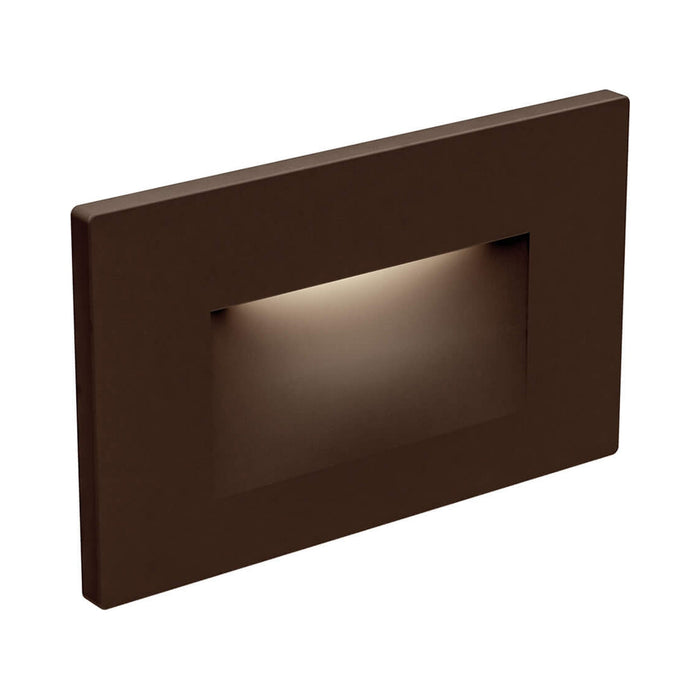 Camber LED Recessed Step Light in Bronze.